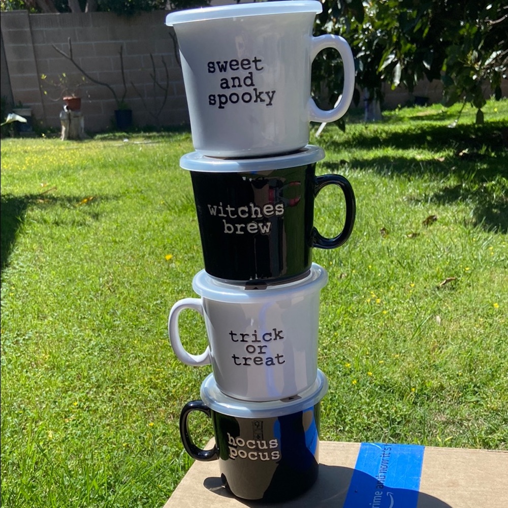 Halloween soup mug food container - price is for each mug sold separately